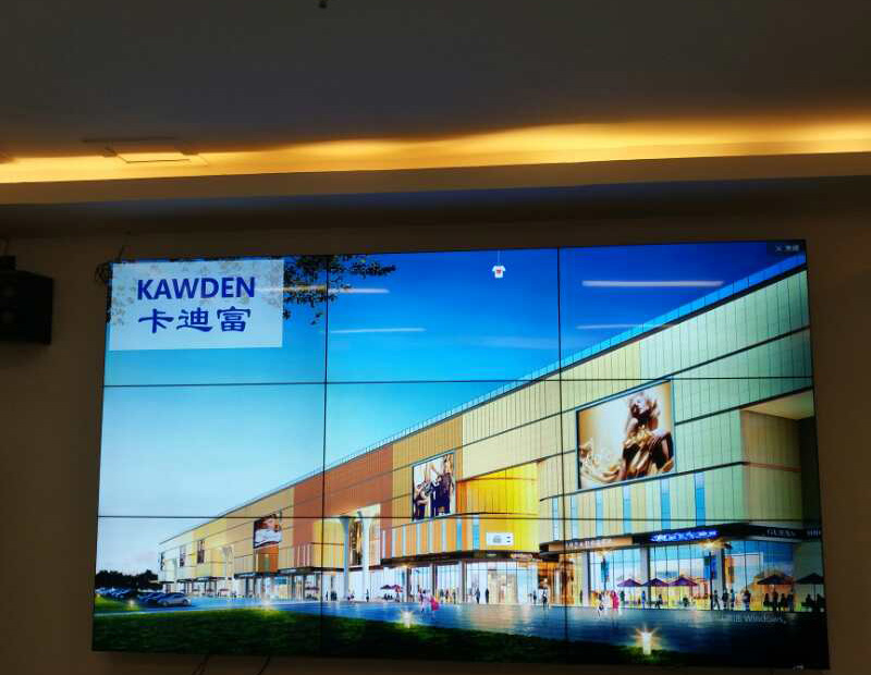 湖南株洲中国城服装批发市场液晶拼接屏展示案例