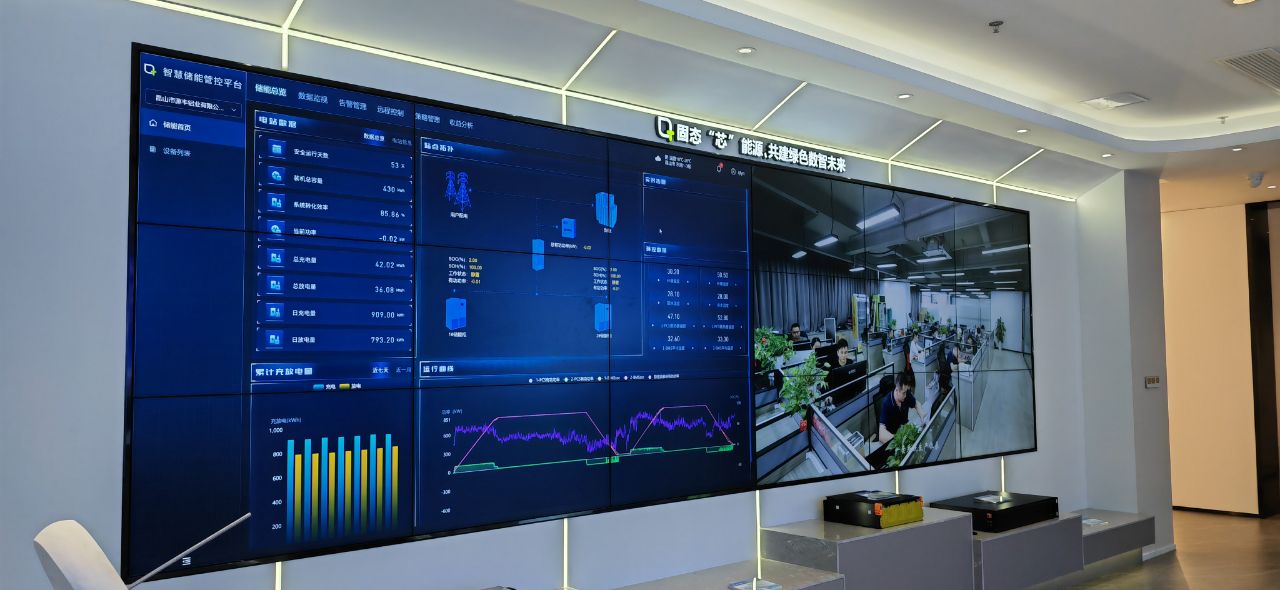 南京市紫东路清淘能源展厅项目拼接屏