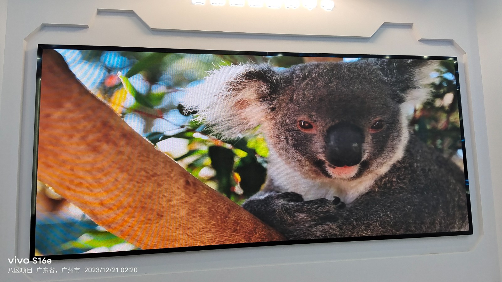 广州市白云区8工期展厅全彩屏案例效果展示