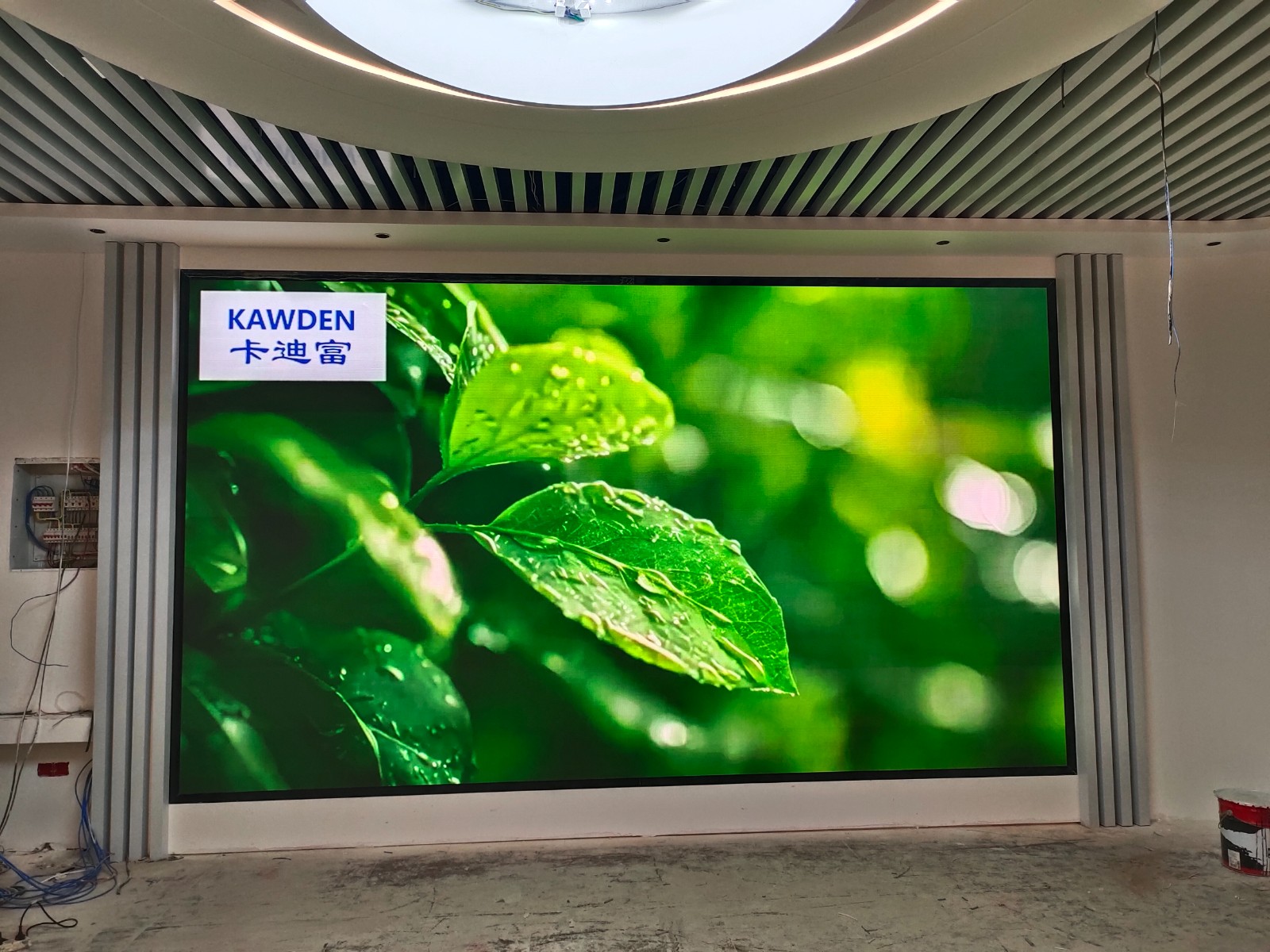 P1.25 超清LED屏，点亮西夏区适配公司展厅新视界