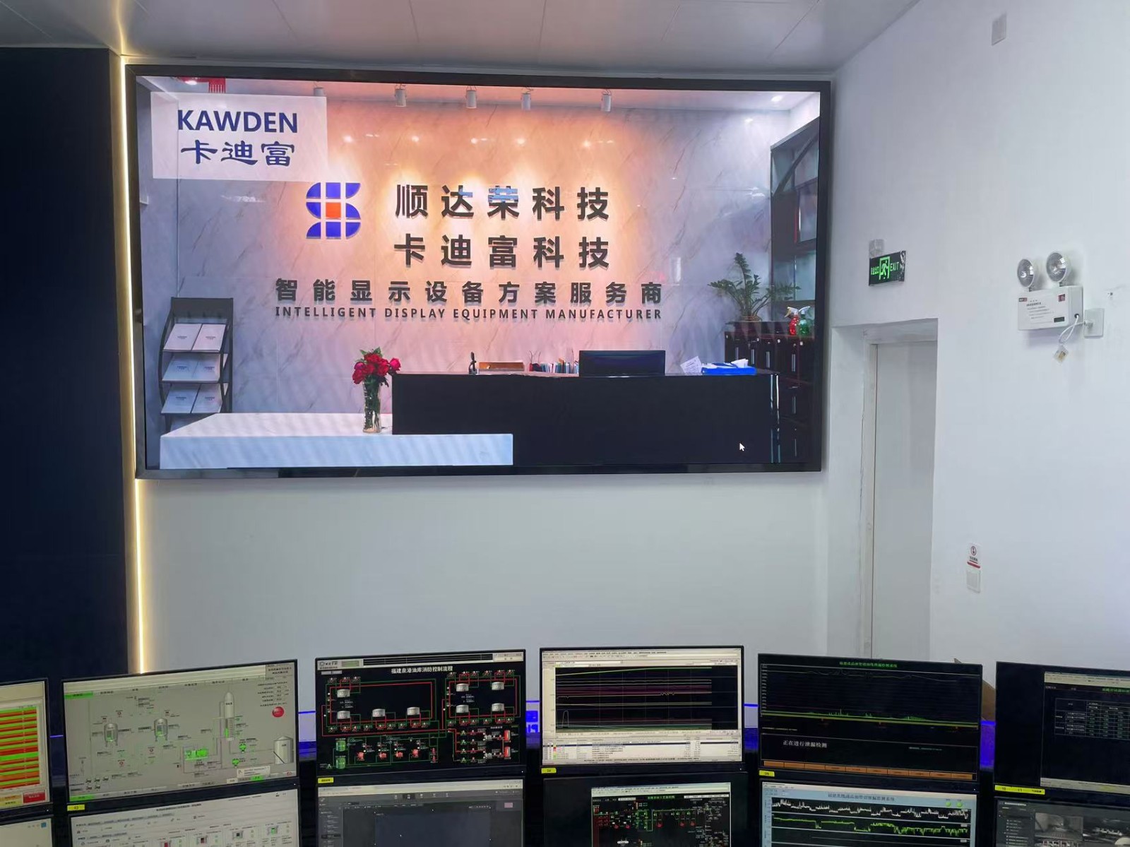 会议室背景墙项目大屏