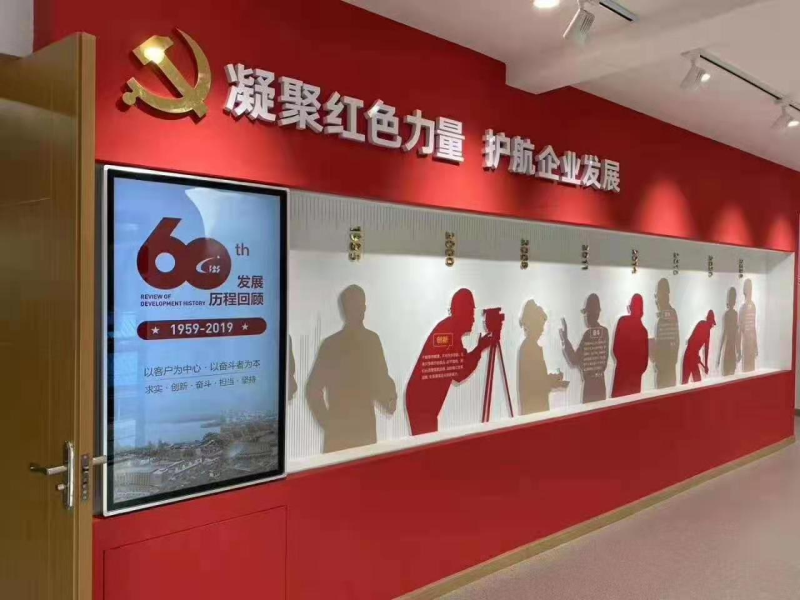 博物馆文化馆展厅滑轨屏