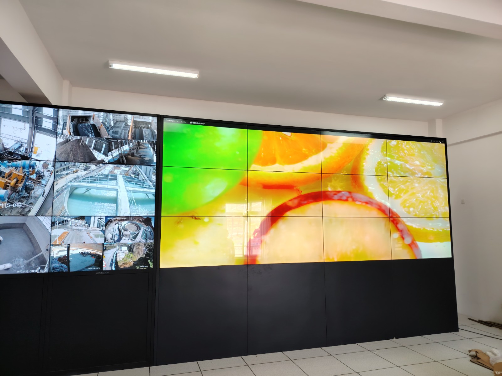 55寸3.5mm3X3液晶拼接屏