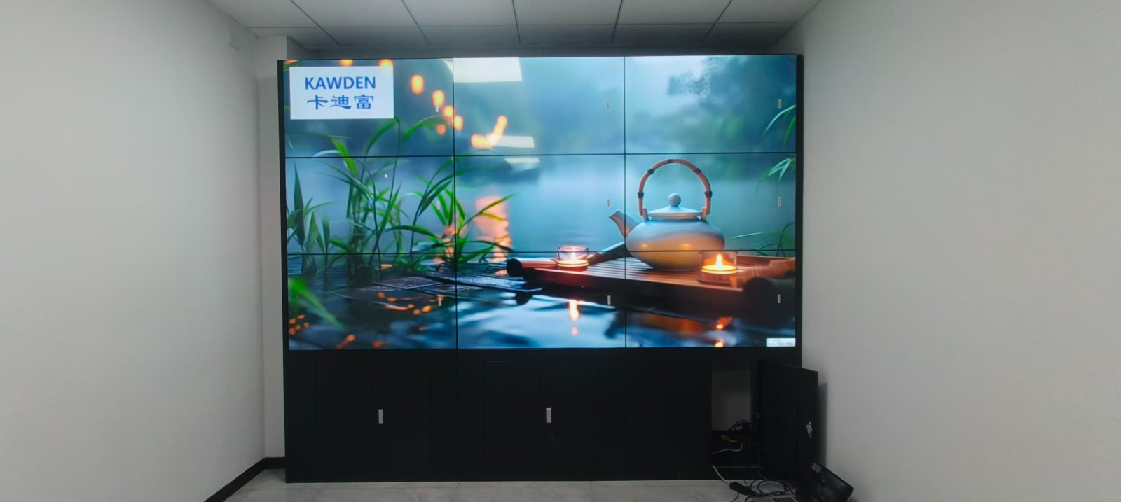 贵阳市南明区物流园46寸液晶拼接屏