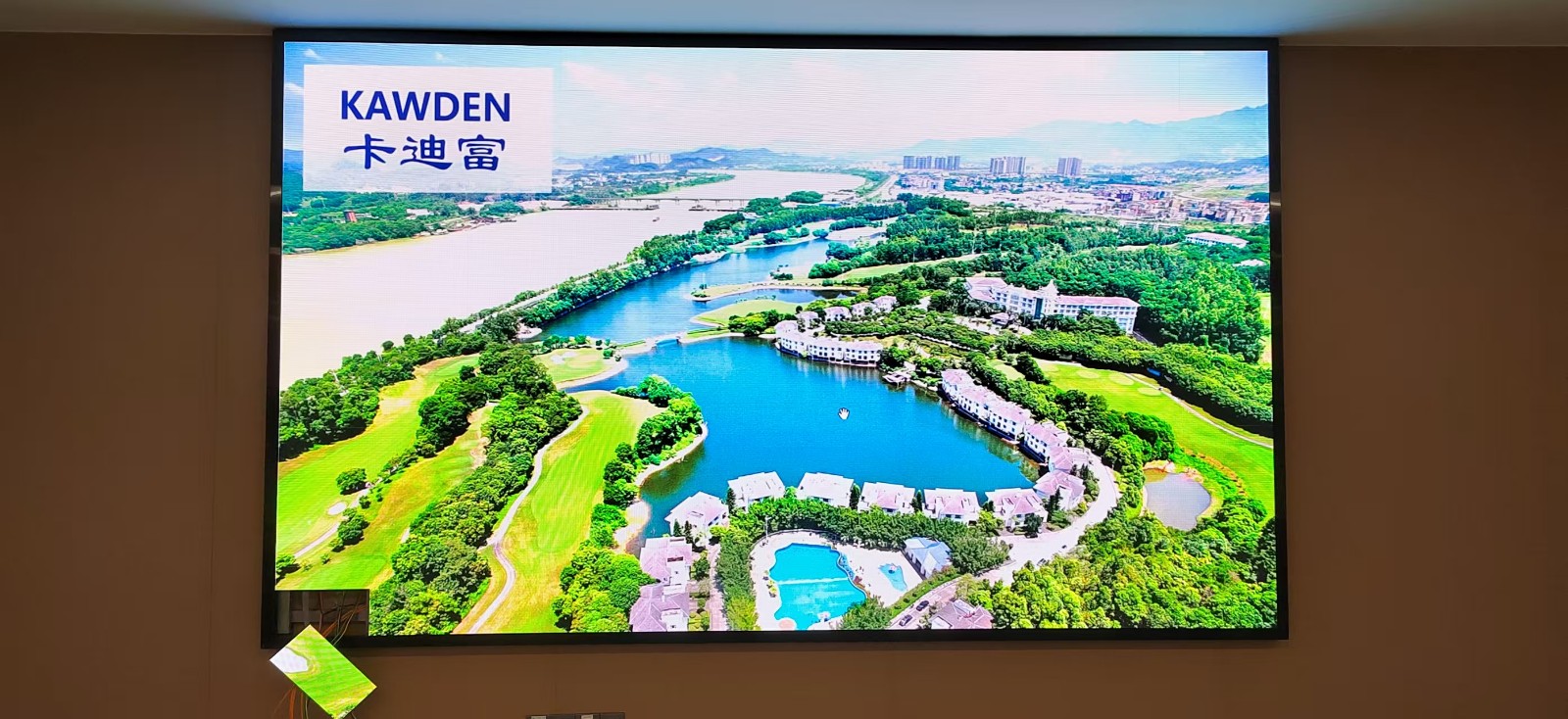 P1.86LED显示屏项目圆满竣工