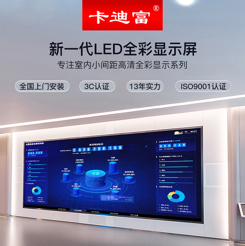 卡迪富新一代led全彩显示屏