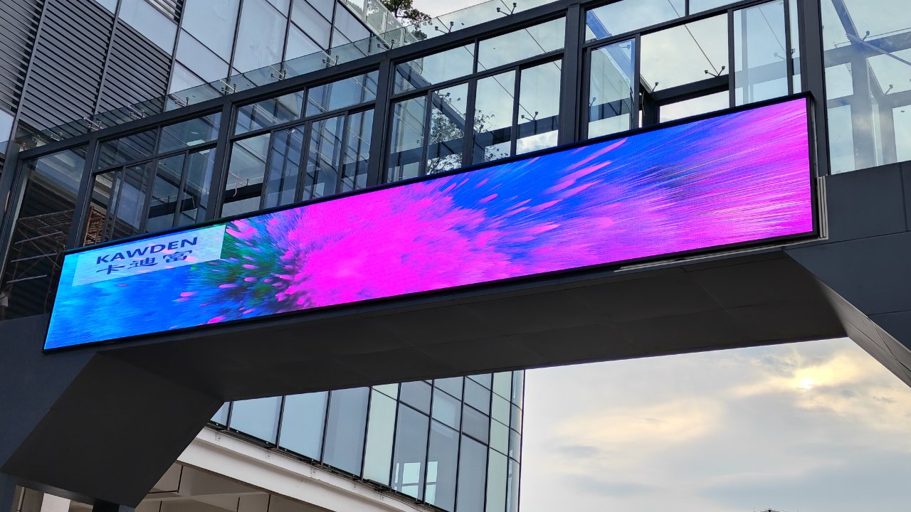 户外P4全彩LED显示屏案例图片