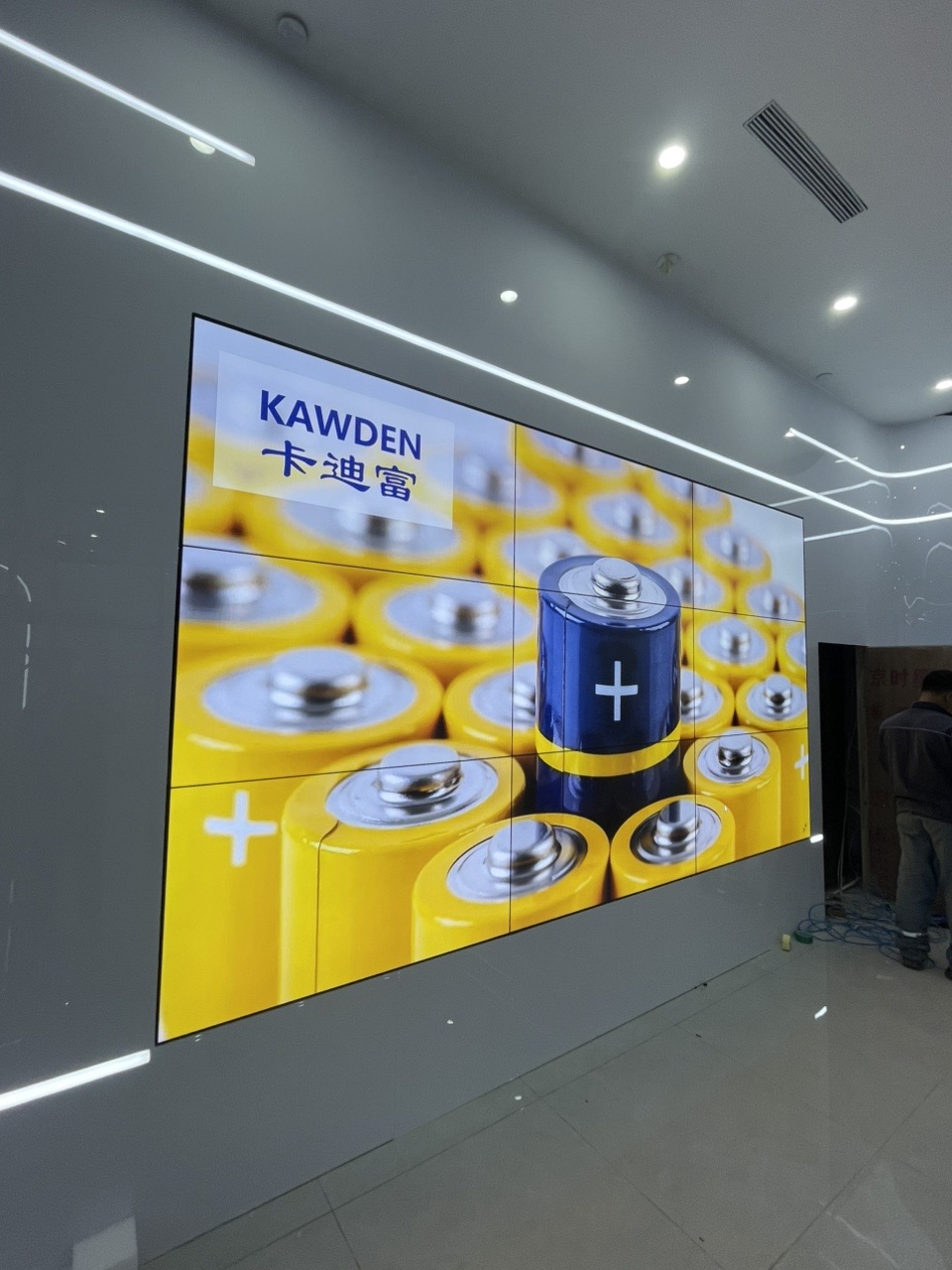 广西柳州铁塔项目的智能化升级液晶拼接屏大屏