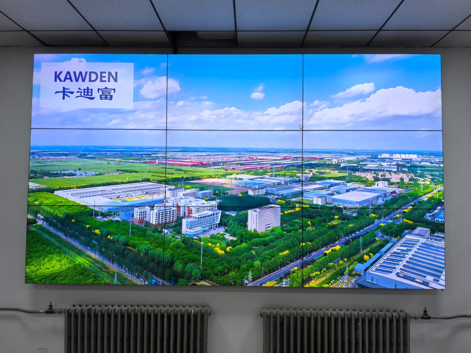 天津石油职业技术学院教学大屏液晶拼接