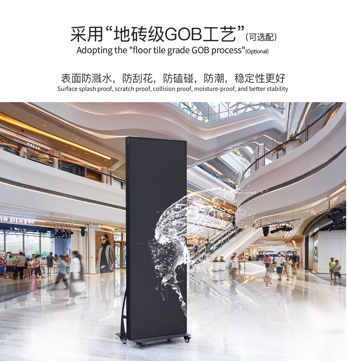 采用GOB高端工艺